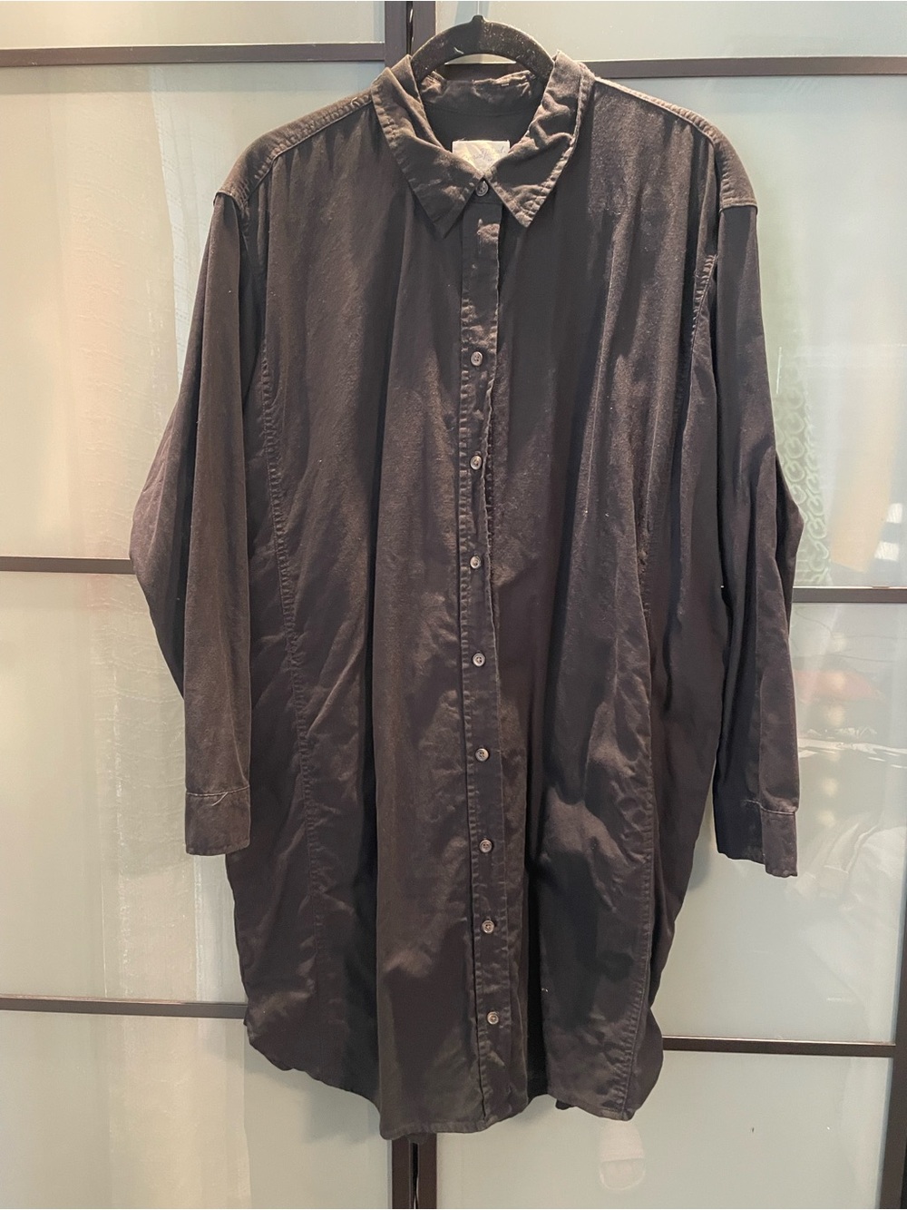 Universal Thread Black Mini Shirt Dress